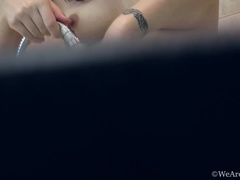 Brunette, Sexy undertøy, Tattovering