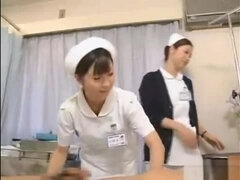 アジア人, 手コキする, 看護婦